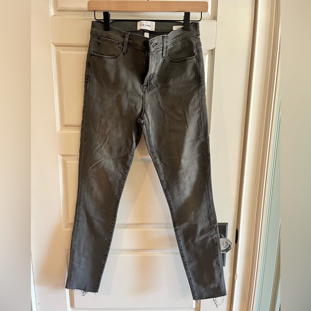 Frame Denim Women's Skinny Jeans - Gray